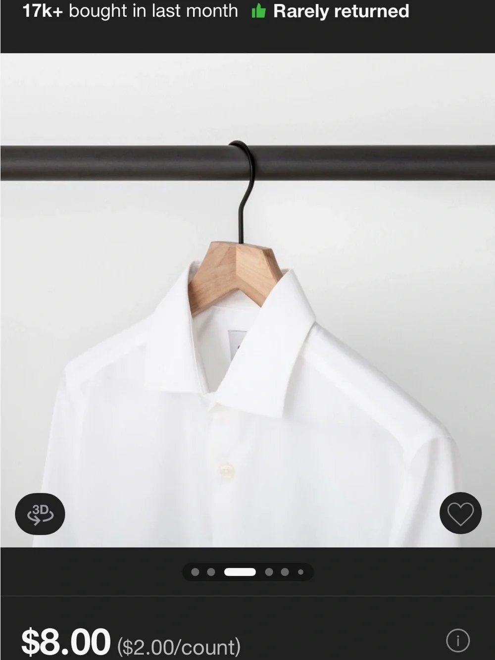 Wooden Non-Slip Clothes Hangers - Natural Wood (Set of 8)